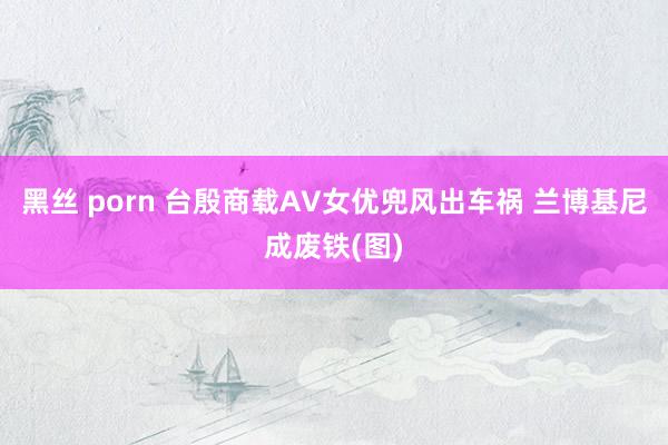黑丝 porn 台殷商载AV女优兜风出车祸 兰博基尼成废铁(图)