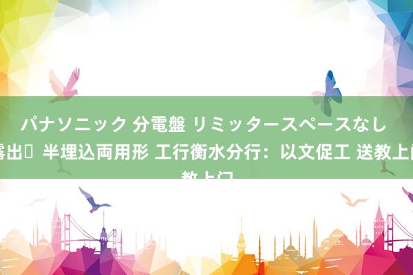 パナソニック 分電盤 リミッタースペースなし 露出・半埋込両用形 工行衡水分行：以文促工 送教上门
