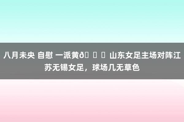 八月未央 自慰 一派黄👀山东女足主场对阵江苏无锡女足，球场几无草色